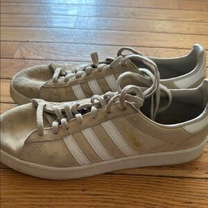 Adidas Campus Tan Suede Sneakers